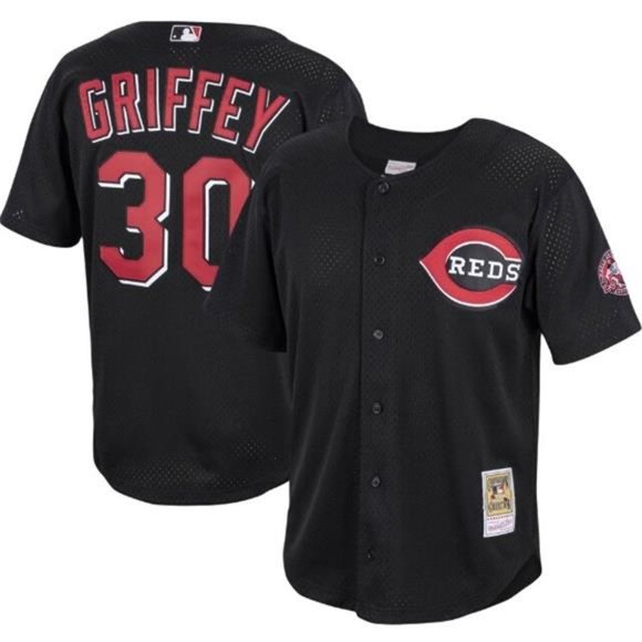 Mitchell & Ness Other - New Mens Sizes Mitchell & Ness Cincinnati Reds #30 Baseball Jersey